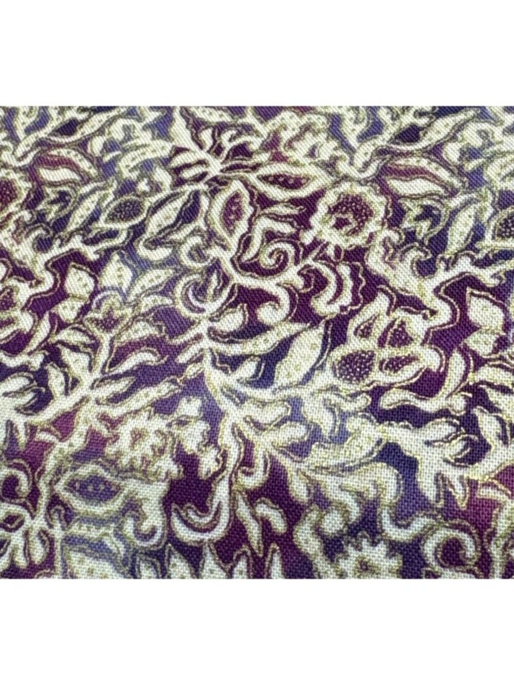 Decorative Cotton Fabric with Floral Pattern 19" x 44"